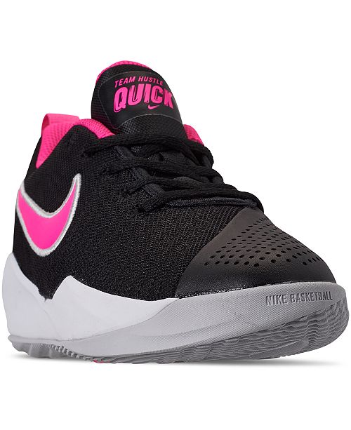 Nike Big Girls Team Hustle Quick 2 Basketball Sneakers From Finish