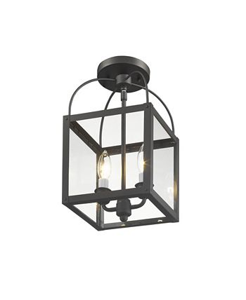 Livex - Milford 2-Light Convertible Mini Pendant/Ceiling Mount