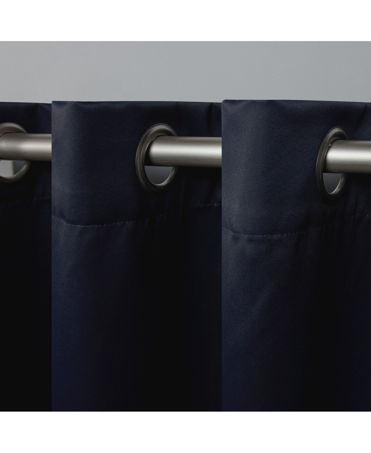 Exclusive Home Academy Total Blackout Grommet Top Curtain Panel Pair, 52