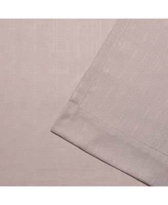 Loha Linen Grommet Top Window Curtain Panel Pair, 54" x 96"