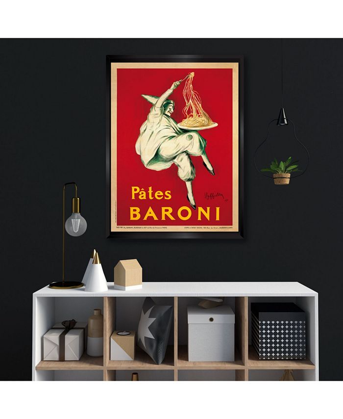 Courtside Market Pates Baroni, 1921 20" x 24" Framed and Matted Art