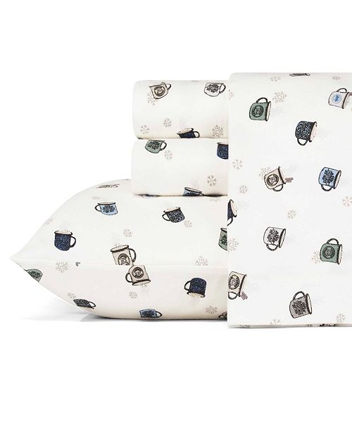 Eddie Bauer Camping Mugs Flannel Sheet Set Full Reviews Sheets Pillowcases Bed Bath Macy S