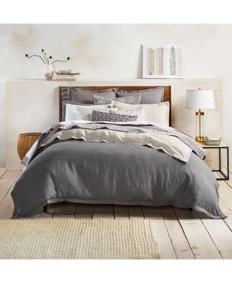 Hotel Collection LAST ACT! Grey Linen Bedding Collection, Created for Macy's