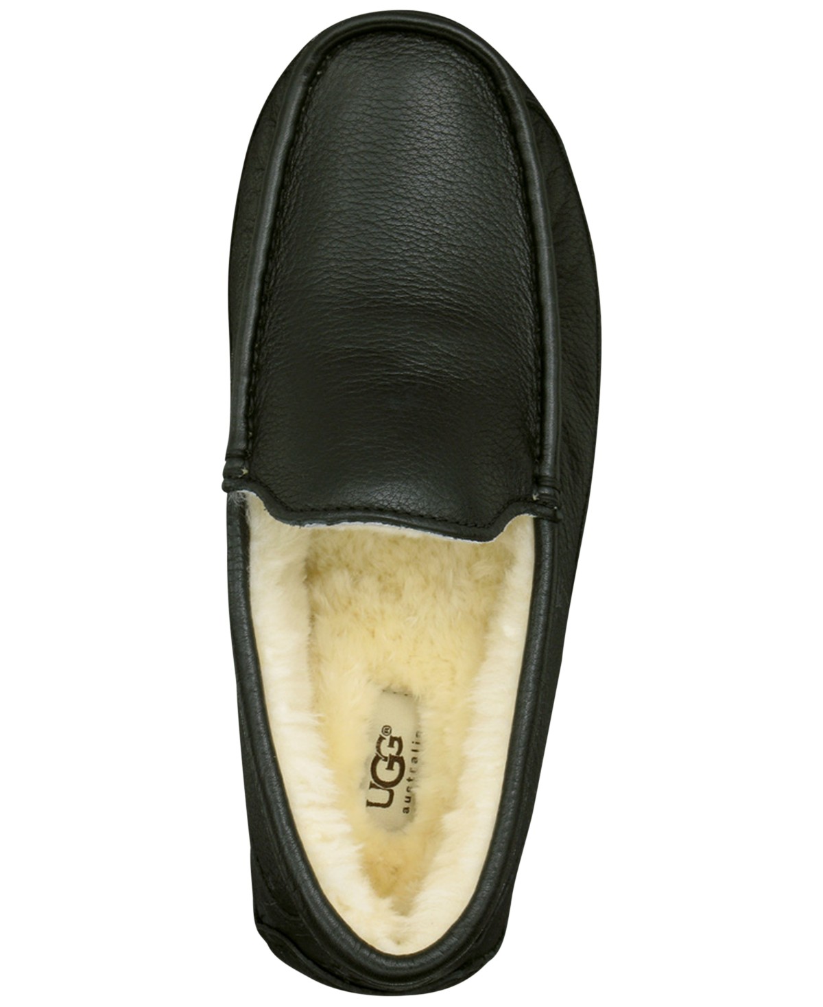 Мужские UGG® Men's Ascot Leather Moccasin Slippers — фото 5
