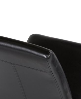 Avery Faux Leather Parson Chairs, Quick Ship (Set of 2)