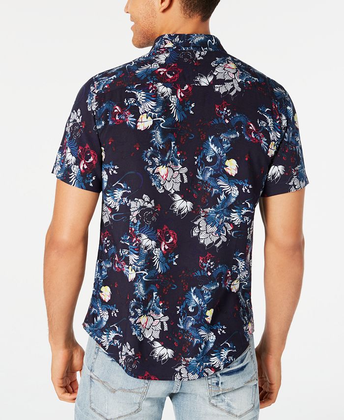 GUESS Men's Guardian Floral Shirt - Macy's