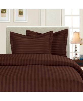 Luxurious Stripe Wrinkle-Free 2-Pc. Duvet Cover Set, Twin