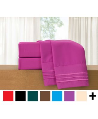 Luxury Soft Solid 4-Pc. Sheet Set, King