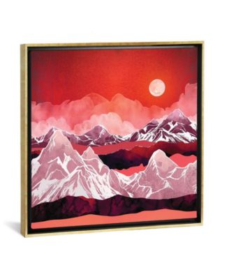 Scarlet Glow by Spacefrog Designs Gallery-Wrapped Canvas Print - 37" x 37" x 0.75"