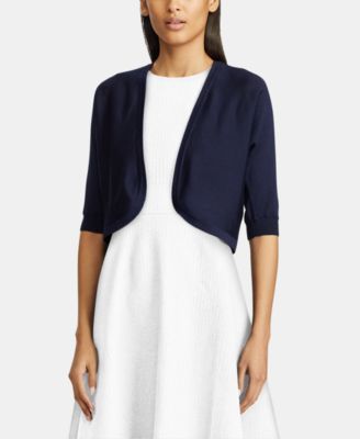 Lauren Ralph Lauren - Half-Sleeve Open Shrug Sweater