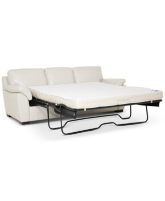 Lothan 87" Leather Queen Sleeper