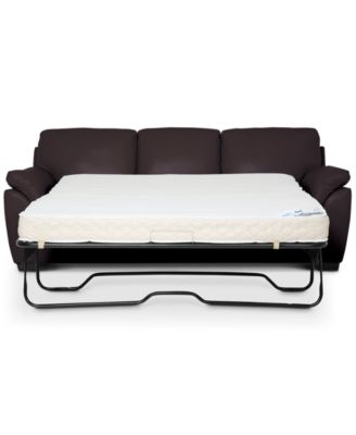Lothan 87" Leather Queen Sleeper, Created for Macy's