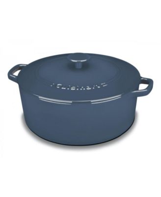 Chefs Classic Enameled Cast Iron 7-Qt. Round Covered Casserole