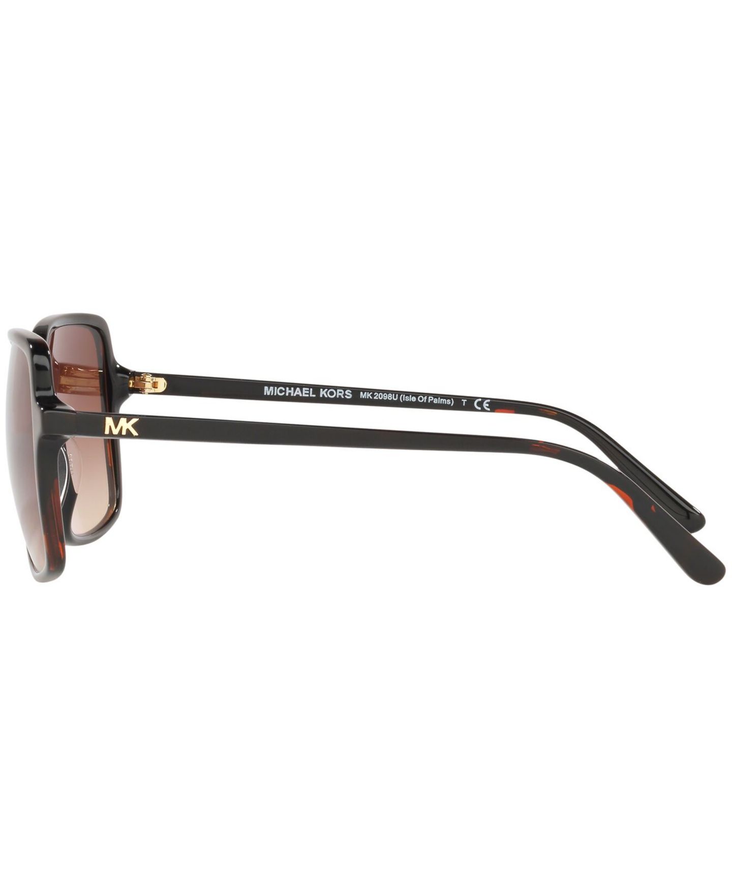 Женские солнцезащитные очки Michael Kors Sunglasses, MK2098, цвет: Черепаховый / Градиентный — фото 6