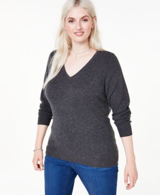 macys womens cashmere sweaters plus size