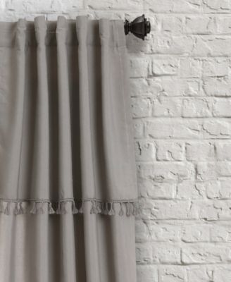 Lush Decor Ivy Tassel Window Curtain Panels