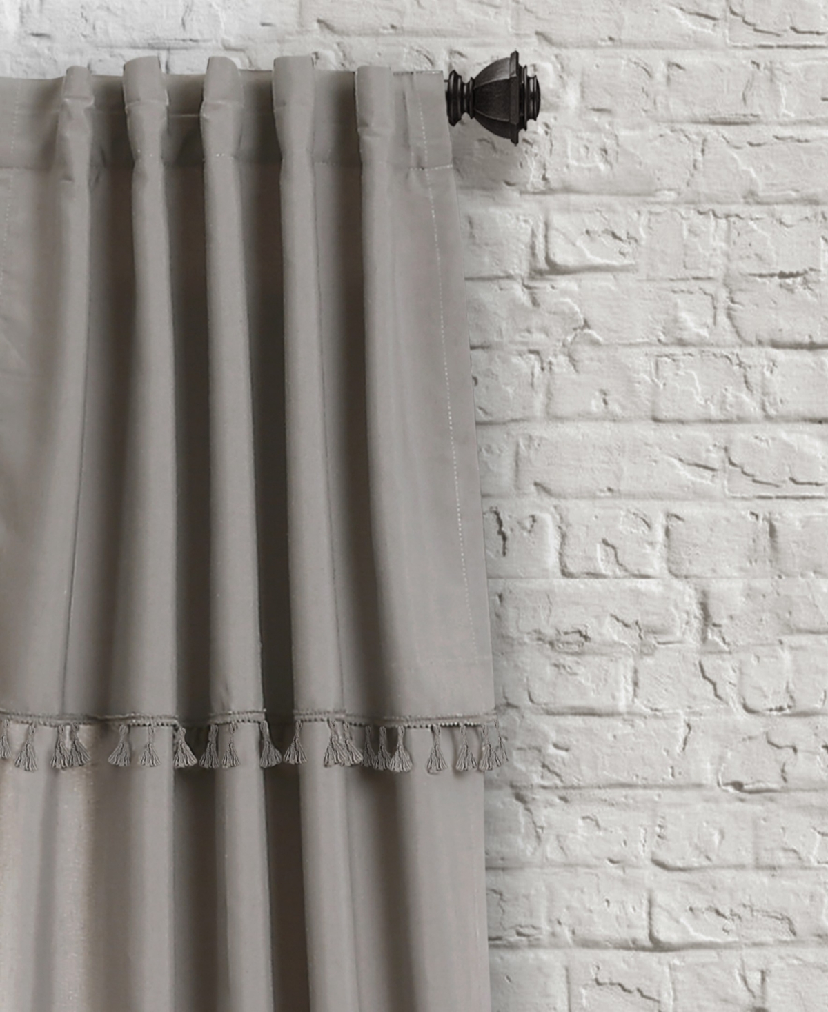 Lush Decor Ivy Tassel Window Curtain Panels