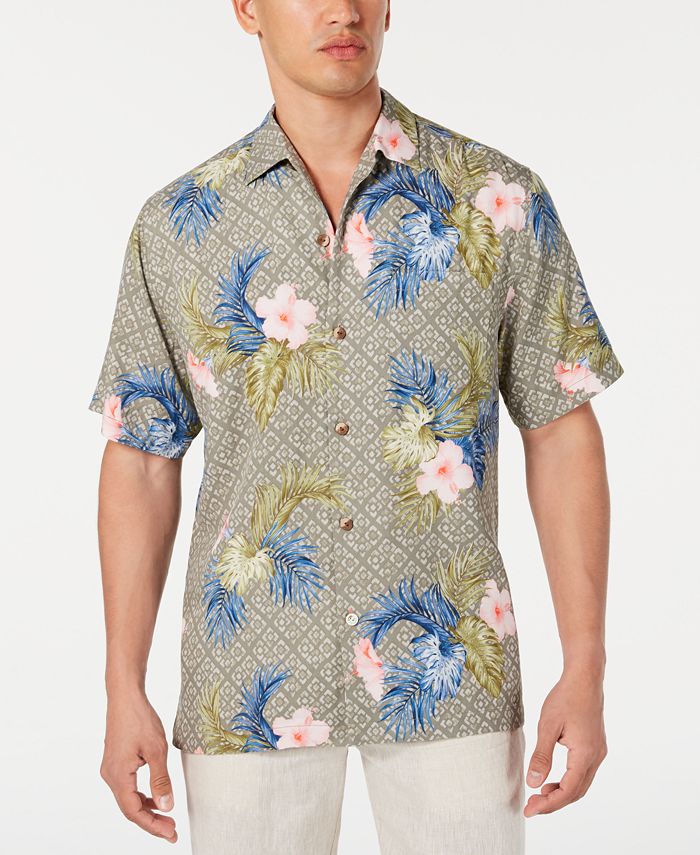 Tommy bahama pacific floral camp shirt clearance