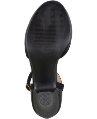 Women's Olina T Strap Round Toe Pumps