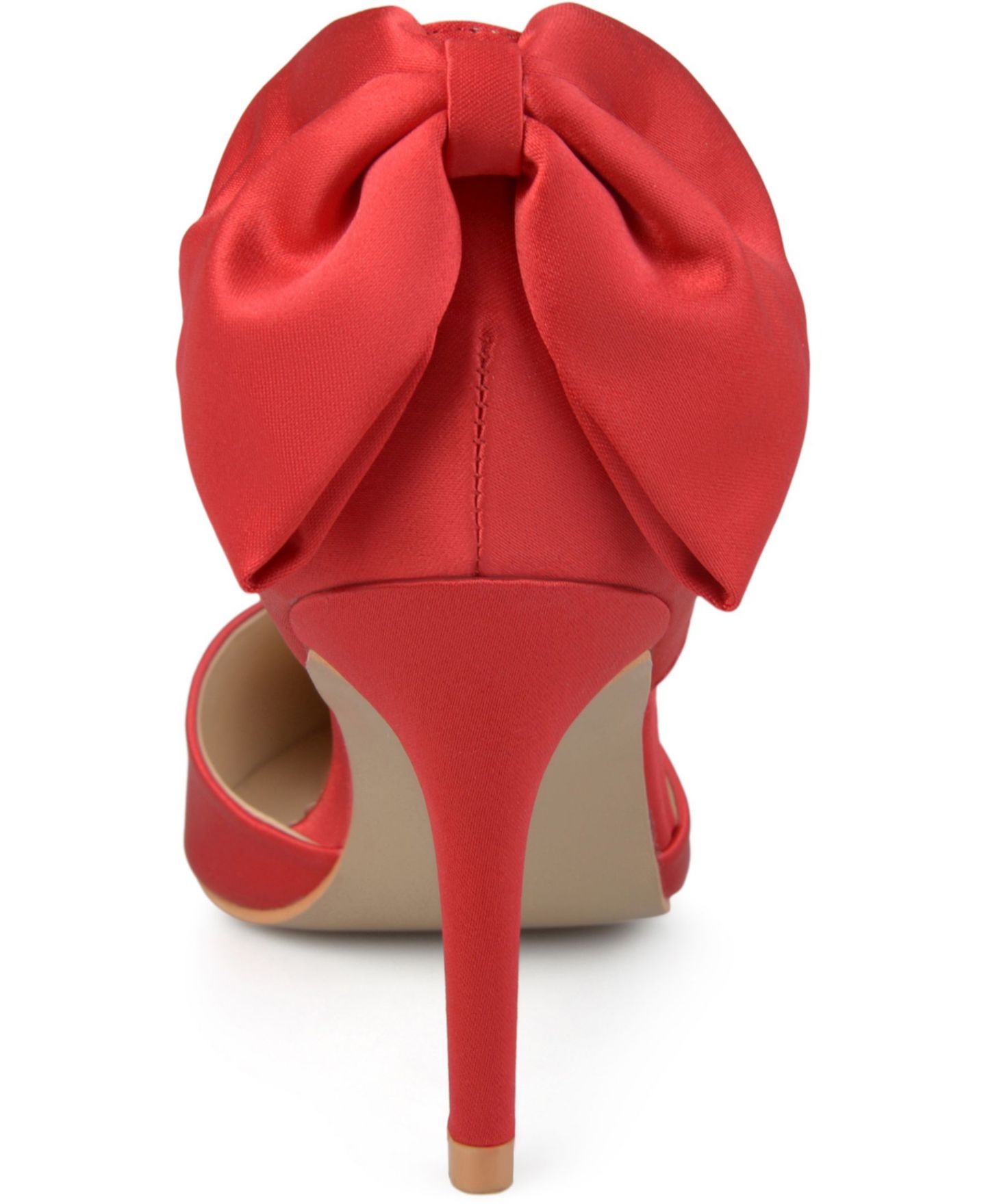 Женские туфли Journee Collection Tanzi Bow Stiletto, цвет: Угольный — фото 9