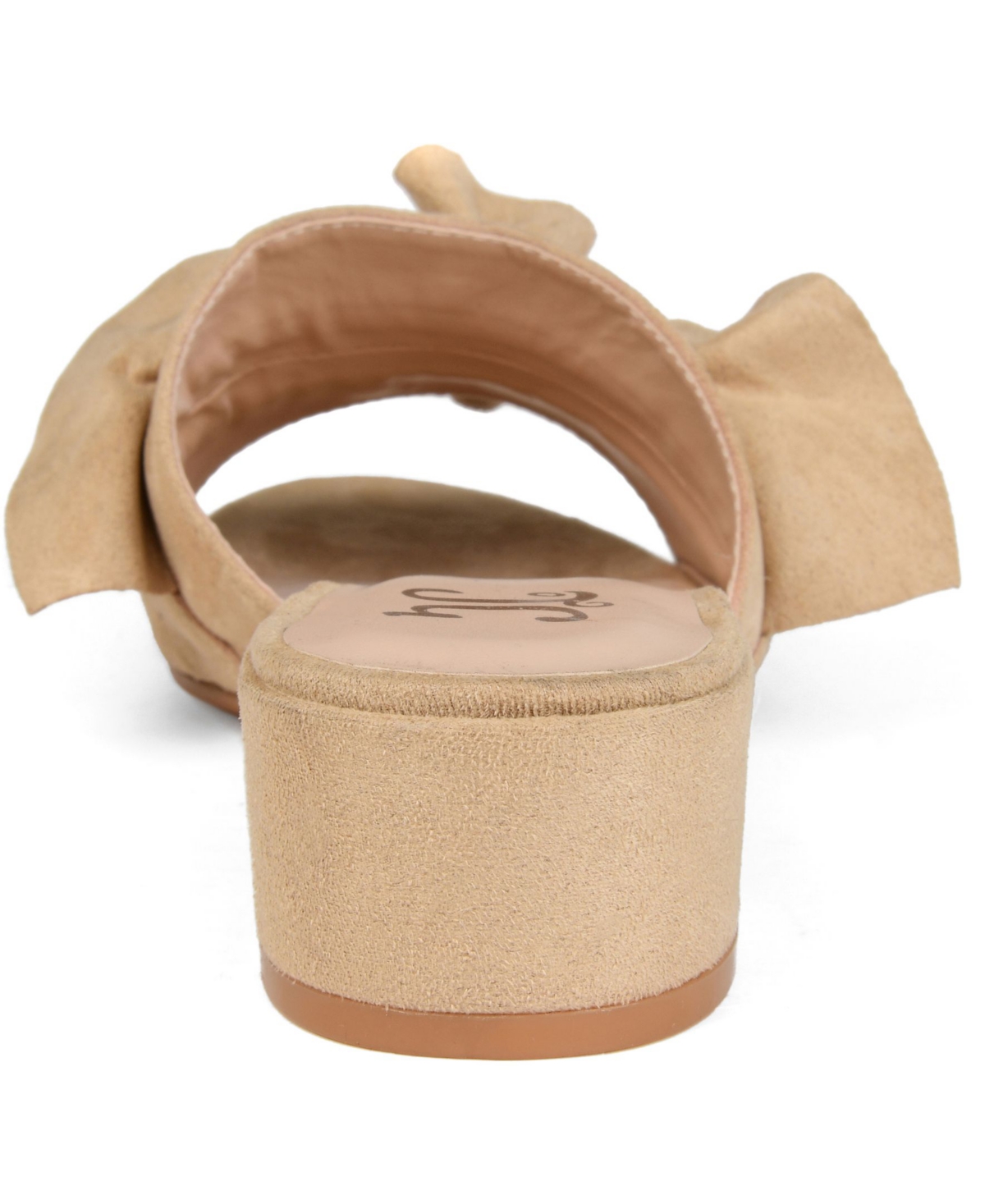 Journee Collection Women's Sabica Ruffle Slip On Dress Sandals