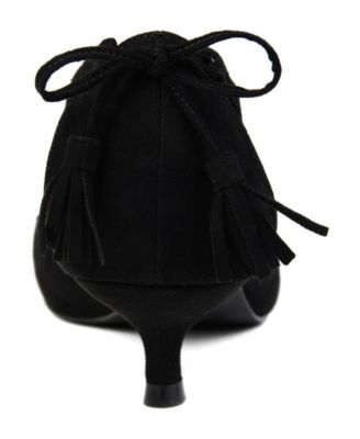 Women's Bindi Tie Detail Kitten Heel Pumps