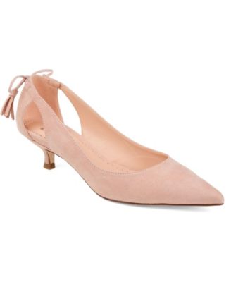 Women's Bindi Tie Detail Kitten Heel Pumps