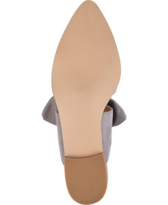 Women's Telulah Wide Width Bow Slip On Flat Mules