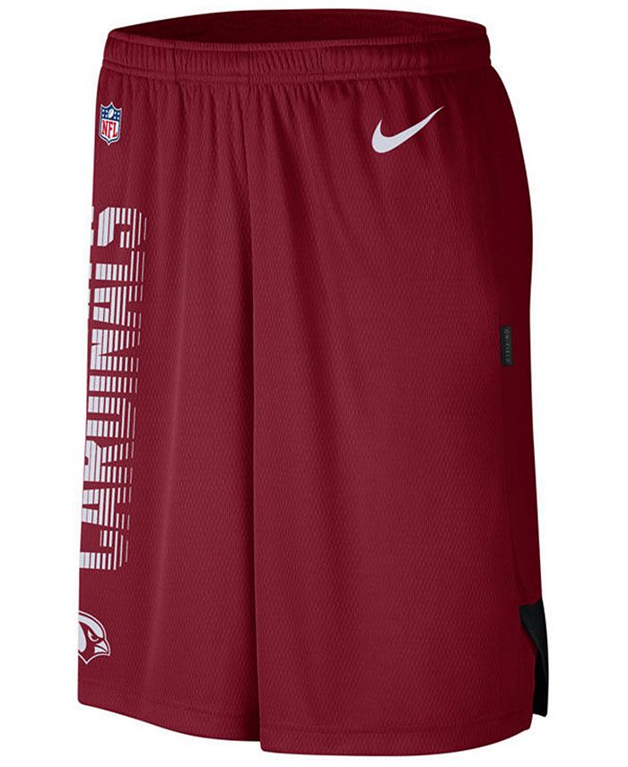Nike Men's Arizona Cardinals Player Knit Breathe Shorts & Reviews ...