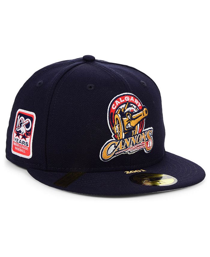 New Era Calgary Cannons MiLB 100TH Anniversary Patch 59FIFTY-FITTED Cap ...