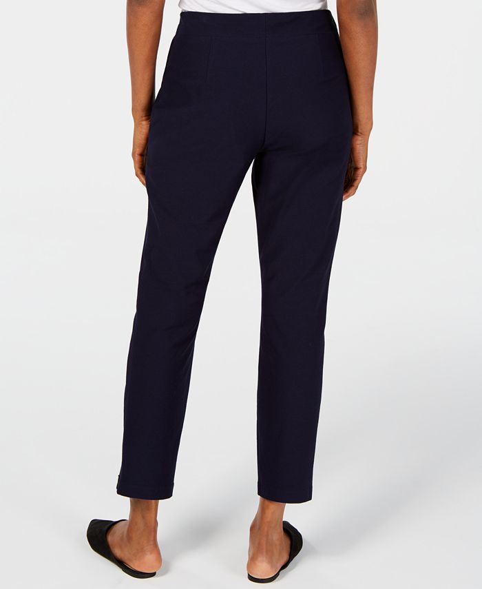 Eileen Fisher Pull-On Slim-Fit Pants, Regular & Petite - Macy's