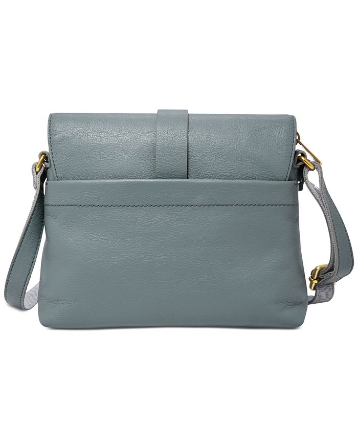 Fossil Kinley Leather & Suede Small Crossbody - Macy's