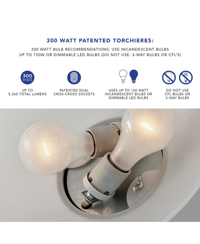 Adesso - Harper 300-Watt Floor Lamp