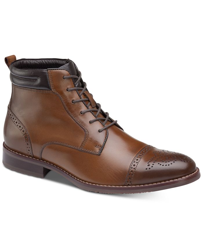 Johnston & Murphy Redding Cap-Toe Boots - Macy's