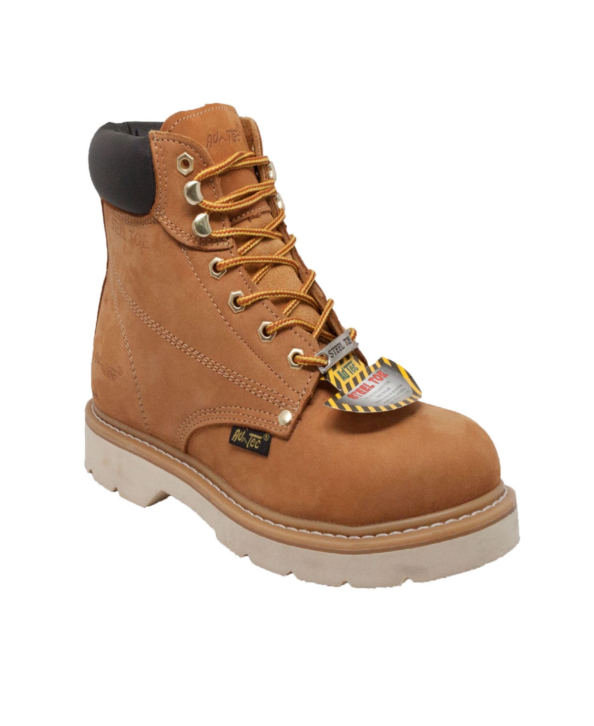 Men's 6" Steel Toe Work Boot Tan - Beige/khaki