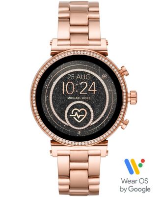michael kors sofie silver smartwatch