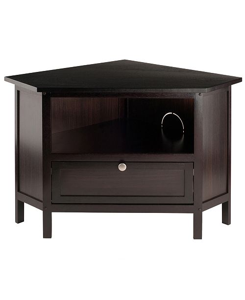 Winsome Zena Corner TV Stand & Reviews Furniture Macy's