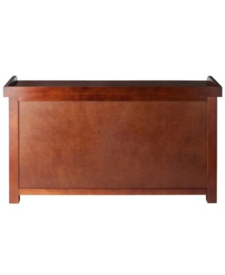 Verona Storage Bench with 3 Foldable Baskets