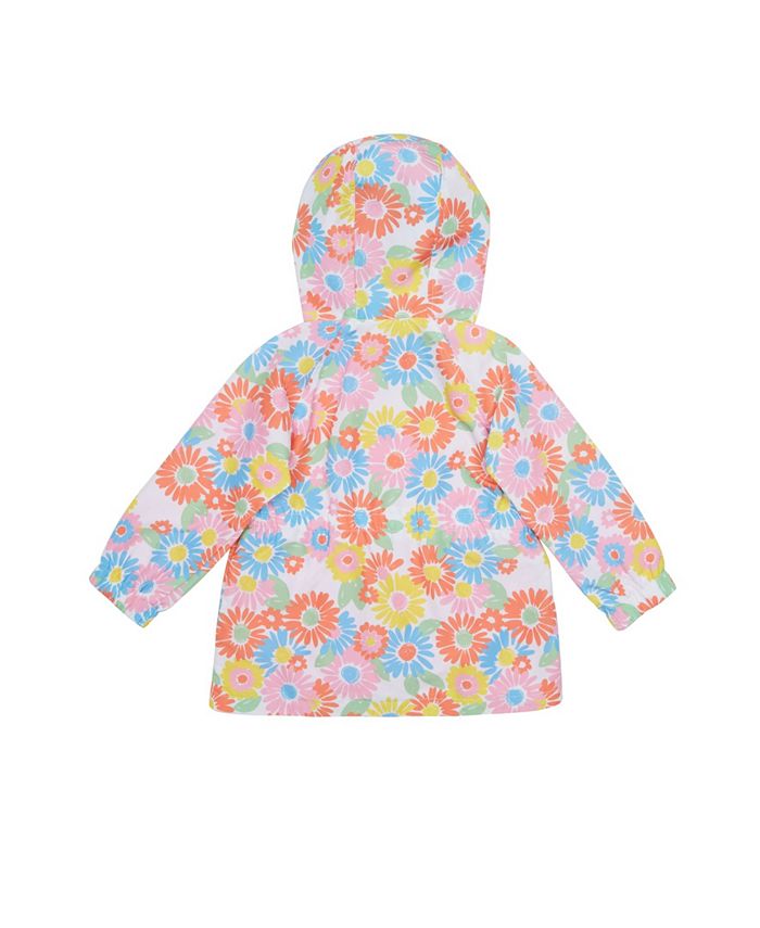 Flapdoodles Little Girls Floral Print Lightweight Jacket - Macy's