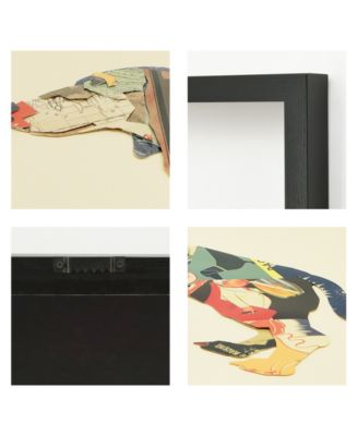 'Dachshund' Dimensional Collage Wall Art - 25'' x 48''