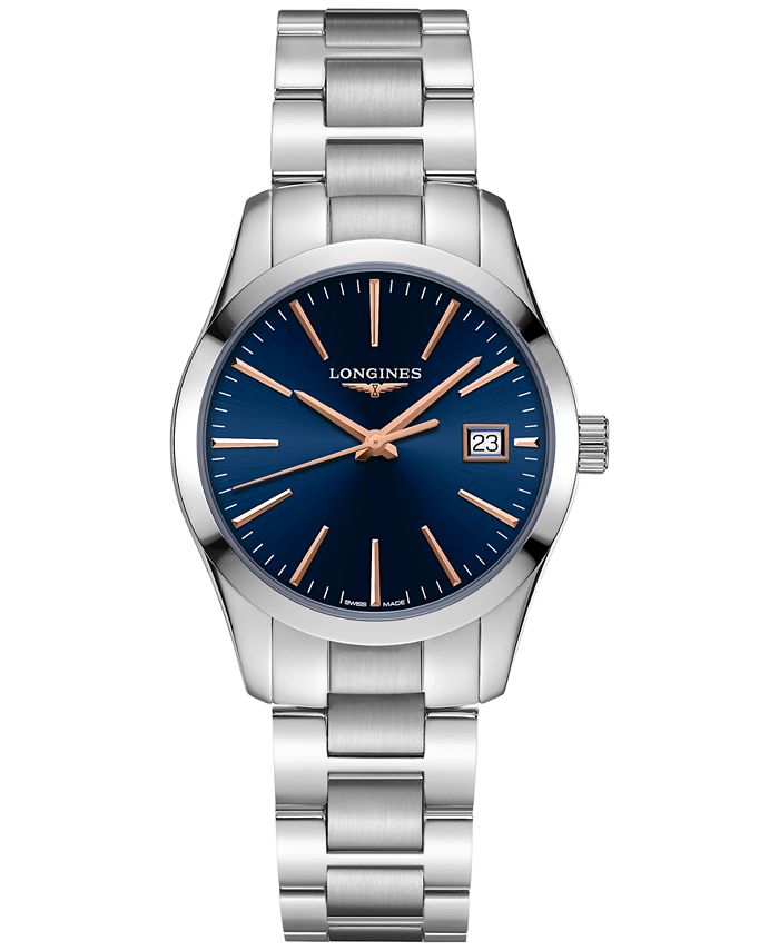 Longines - Women's Swiss Conquest Classic Stainless Steel Bracelet Watch 29.5mm