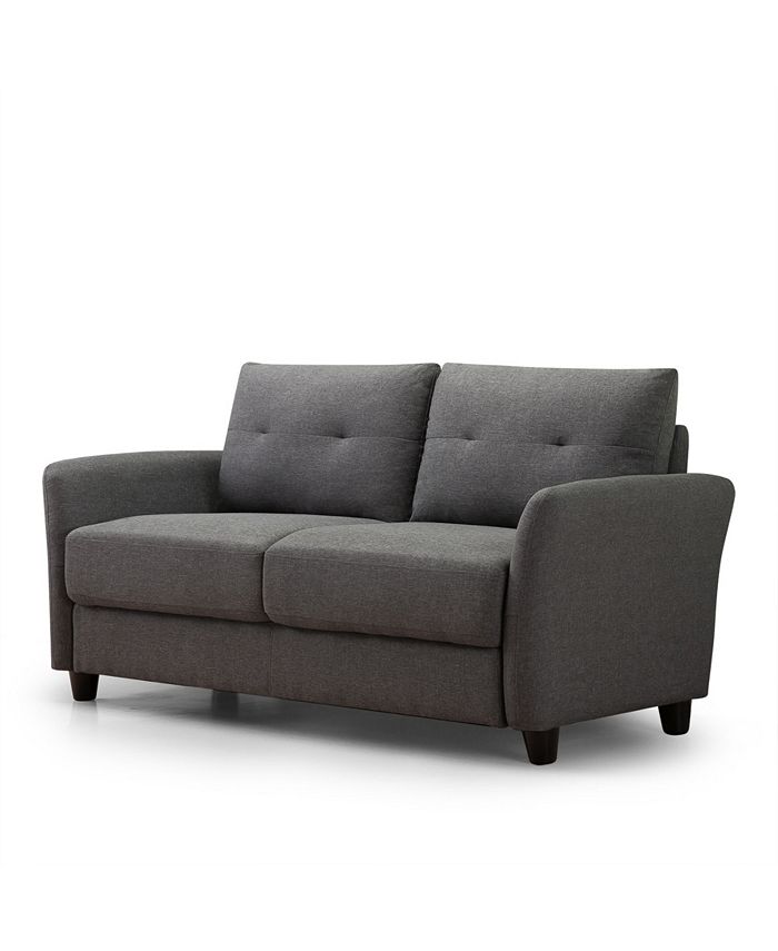 Zinus Ricardo Contemporary Upholstered Loveseat & Reviews Furniture