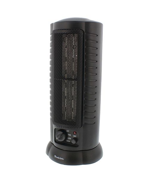 Comfort Zone Cz488 Oscillating Ceramic Tower Heater Fan