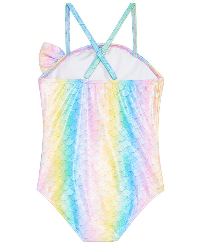 Sol Swimwear Toddler Girls 1-Pc. Mermaid Glamour Swimsuit - Macy's