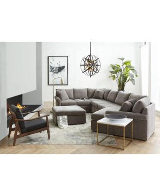 Furniture CLOSEOUT! Wedport Fabric Sectional Sofa Collection