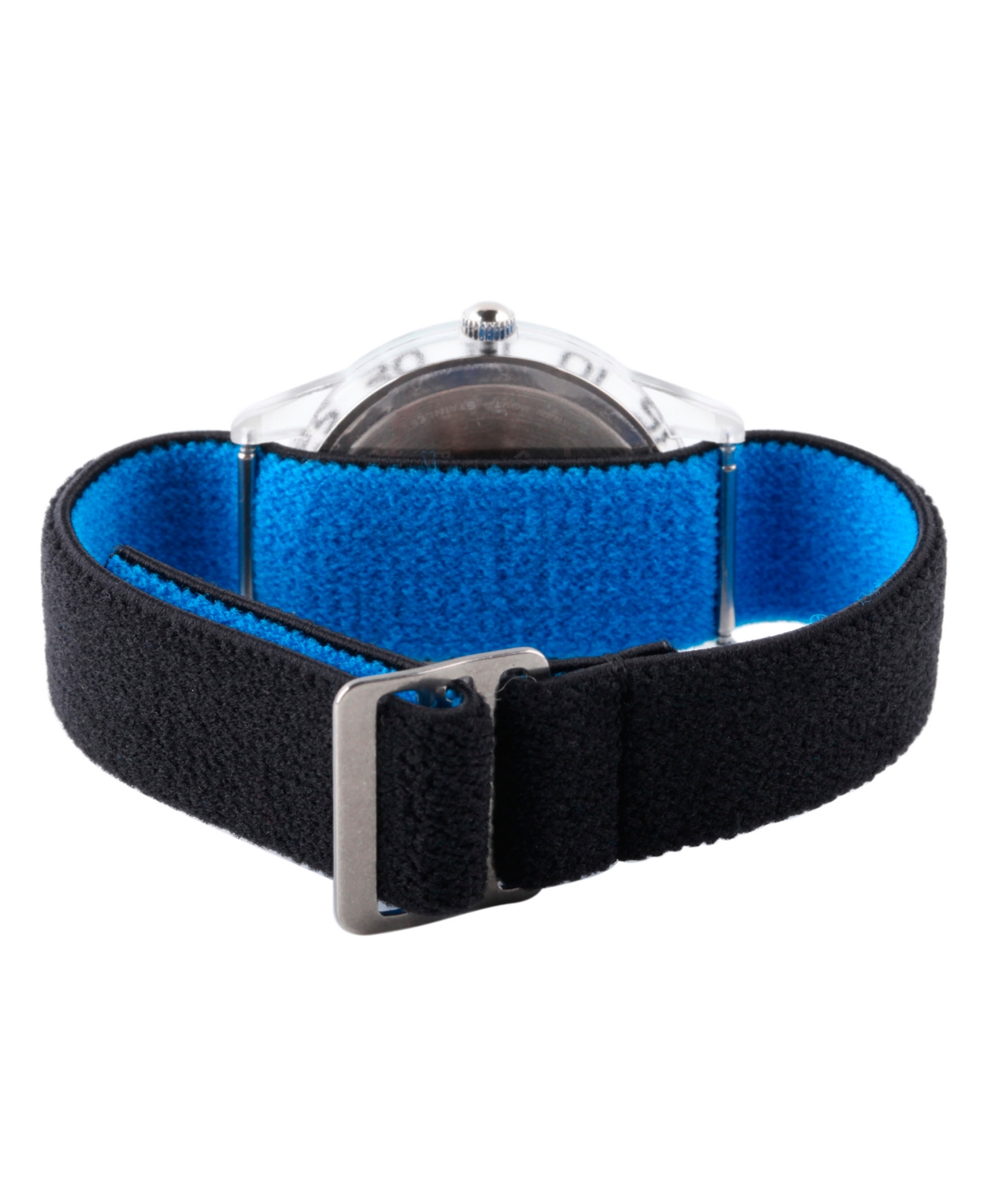 EwatchFactory Boy's Disney Toy Story 4 Woody ForkyPlastic Time Teacher Strap Watch 32mm - Black