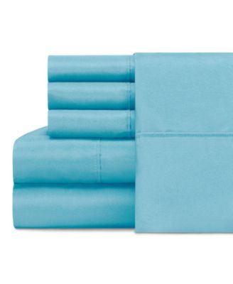 Perry Ellis - Microfiber Solid Bonus Full Sheet Set