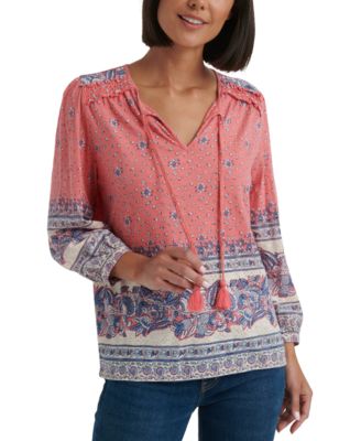 macys lucky brand tops