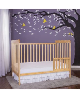 Baby Carson Classic 3 in 1 Convertible Crib, Black