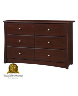 Crescent 6 Drawer Double Dresser